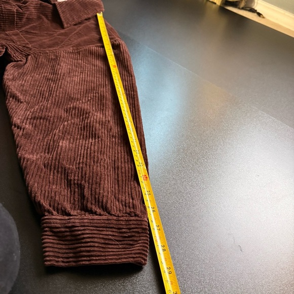 oversized boxy shaket zip front brown corduroy 100% cotton unisex medium - Picture 8 of 9